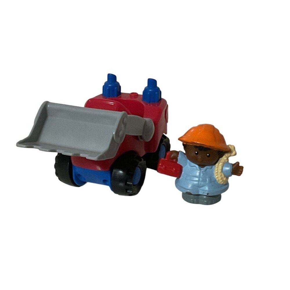 Fisher Price Little People Construction Worker and Bulldozer 2002